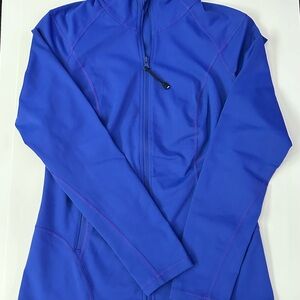 Zella Bright Vibrant Purple-Blue Workout Jacket Moisture Wicking Medium NWT